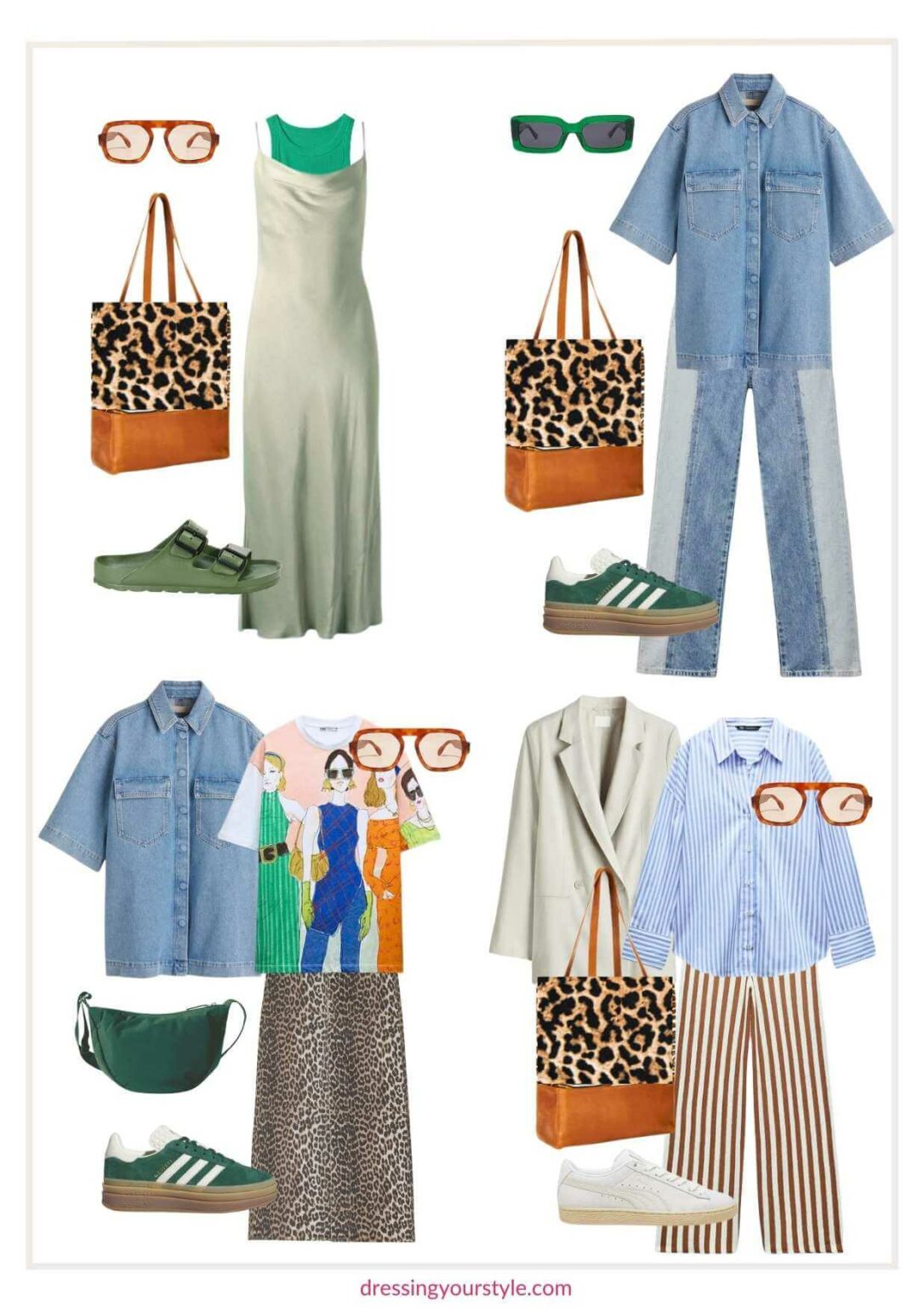 23-Piece Edgy Eclectic Clown Spring Capsule Wardrobe