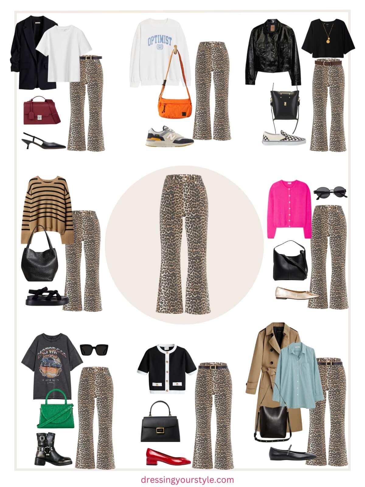 Those Ganni Leopard Print Pants Styled 12 Ways for Spring