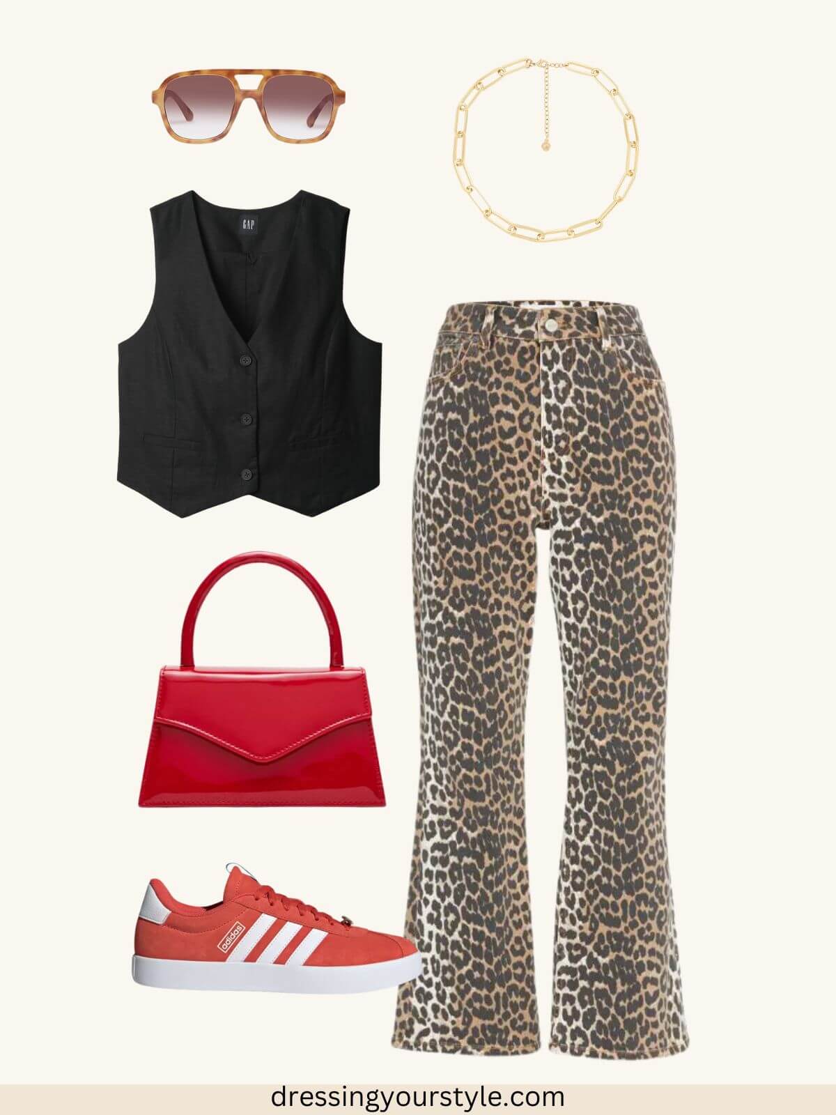 How To Wear Leopard Print Jeans By Fashion Style