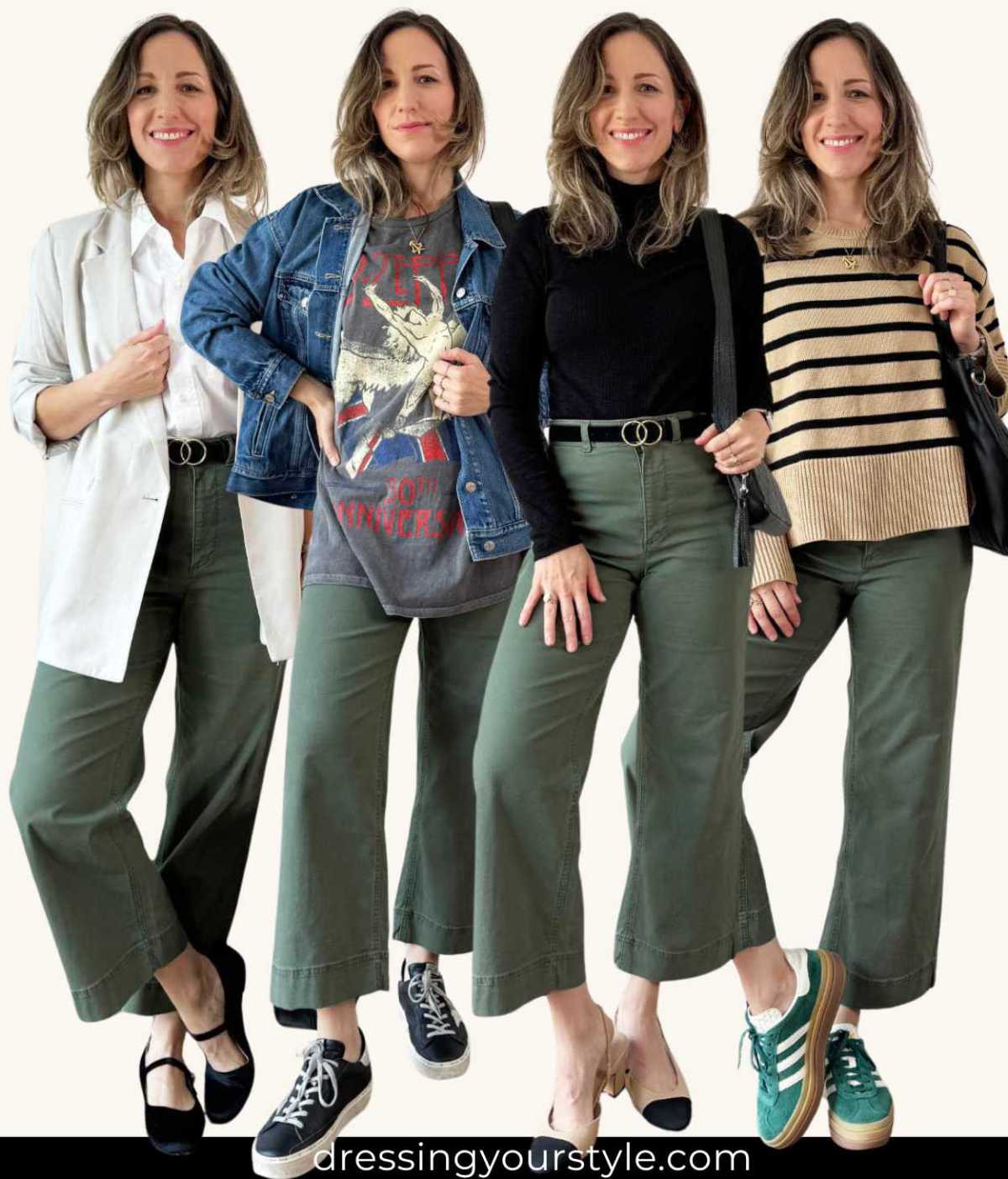 Olive Green Pant Outfit Inspiration For Casual, Smart & Business Casual Looks